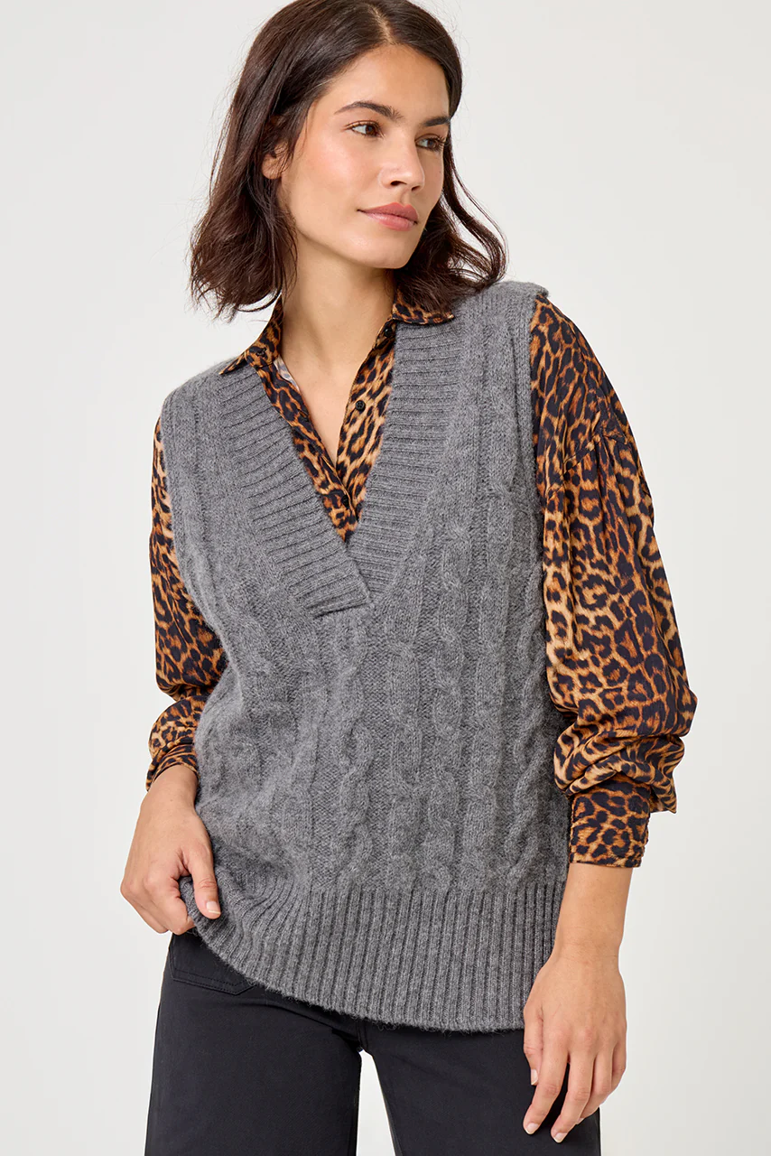 Pull Sans Manche Torsade - Image 8