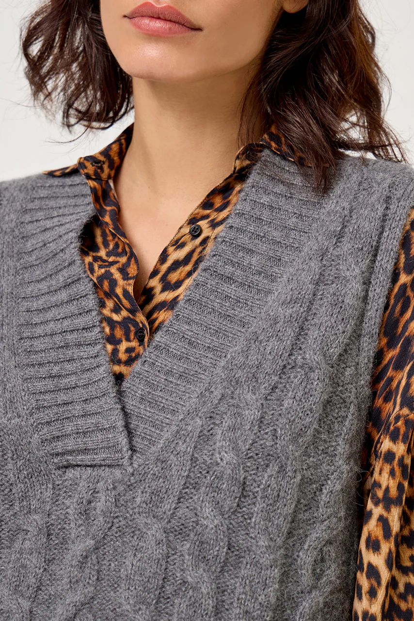 Pull Sans Manche Torsade - Image 9